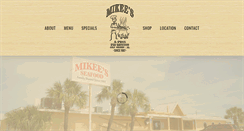 Desktop Screenshot of mikeesseafood.com